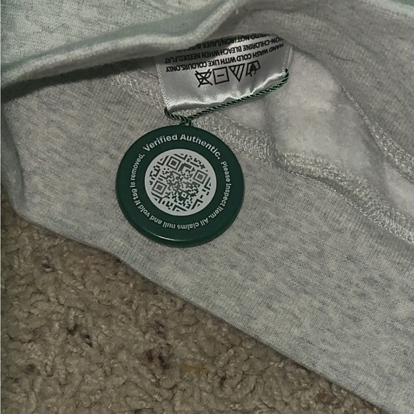 Essentials XS Light Oatmeal Hoodie - Picture 4 of 5